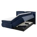 Boxspring Gadeby Microvezel - Donkerblauw - 160 x 200cm