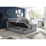 Lit boxspring Karise Microfibre - Gris foncé