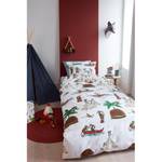 Renforcé beddengoed KIDS Wigwam Katoen - wit - 135x200cm + kussen 80x80cm