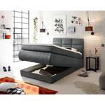 Boxspring Malm Microvezel - Antraciet - 120 x 200cm