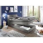 Lit boxspring Venslev Microfibre - Gris - 120 x 200cm