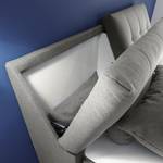 Lit boxspring Venslev Microfibre - Gris - 180 x 200cm