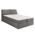 Boxspring Venslev Microvezel - grijs - 160 x 200cm