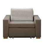 Fauteuil convertible Latina XVI Tissu - Taupe