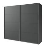 Schwebetürenschrank Easy Plus II Graphit - Grafit Dekor - 135 x 210 cm