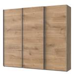 Armoire portes coulissantes Easy Plus II Imitation chêne parqueté - 313 x 236 cm