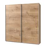 Zweefdeurkast Easy Plus II Eiken planken look - 180 x 236 cm