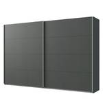 Armoire portes coulissantes Easy Plus II Imitation graphite - 225 x 236 cm