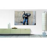 Bild Apple Steve Multicolor - Massivholz - Textil - 120 x 80 x 2 cm