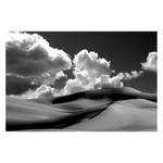 Impression sur toile Sand Dunes Gris - Bois massif - Textile - 120 x 80 x 2 cm
