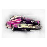 Bild Pink Chevrolet Pink - Massivholz - Textil - 120 x 80 x 2 cm