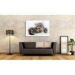 Impression sur toile Bad Bike Cuivre - Bois massif - Textile - 120 x 80 x 2 cm