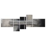 Afbeelding  Enlightened Silver Grijs - Massief hout - Textiel - 210 x 80 x 2 cm