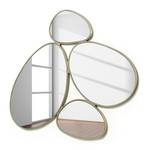 Spiegel Isotta spiegelglas - transparant/goudkleurig