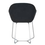 Chaises reSTOL II (lot de 2) Acier - Tissu Falo : Anthracite