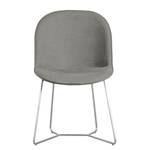 Chaises itSTOL II (lot de 2) Acier - Tissu Falo : Gris