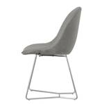 Chaises itSTOL II (lot de 2) Acier - Tissu Falo : Gris