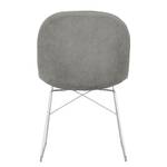 Chaises itSTOL III (lot de 2) Acier - Tissu Falo : Gris