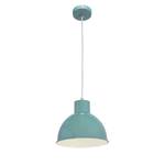 Hanglamp Truro I staal - 1 lichtbron - Babyblauw