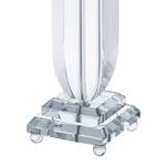 Tafellamp Glasbury I staal/kristalglas - 1 lichtbron