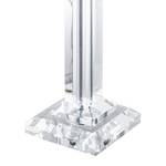 Tafellamp Glasbury II staal/kristalglas - 1 lichtbron