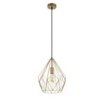 Suspension Carlton Acier - 1 ampoule - Beige vert