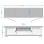 Meuble TV Jasmund II Graphite