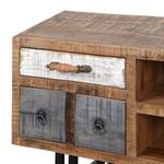 Tv-meubel New Rustic Massief mangohout/metaal - mangohout/grijs