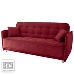 Schlafsofa Rewal Microfaser - Rot