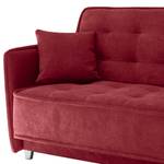 Canapé convertible Rewal Microfibre - Rouge