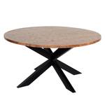 Table Timber Acacia massif / Fer - Acacia / Noir