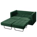 Canapé convertible Amado Velours - Vert foncé