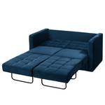 Schlafsofa Amado Samt - Marineblau