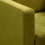 Sofa Croom I (2-Sitzer) Samt Krysia: Olivgelb