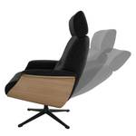 Fauteuil relax Anderson IV Tissu Saia: Anthracite - Noir - Chêne