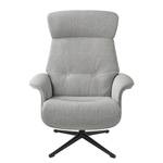 Fauteuil relax Anderson IV Tissu Saia: Gris clair - Noir - Couvert