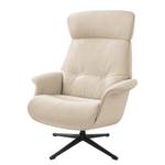 Relaxsessel Anderson IV Webstoff Saia: Beige - Schwarz - Bezogen