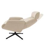 Relaxfauteuil Anderson IV Geweven stof Saia: Beige - Zwart - Bedekken