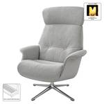 Fauteuil relax Anderson IV Tissu Saia: Gris clair - Chrome brillant - Couvert