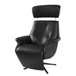 Relaxfauteuil Anderson II Leer Neto: Zwart - Zwart - Bedekken