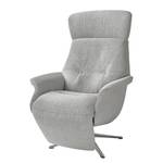 Fauteuil relax Anderson V Tissu Saia: Gris clair - Chrome brillant - Couvert