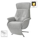 Fauteuil relax Anderson V Tissu Saia: Gris clair - Chrome brillant - Couvert