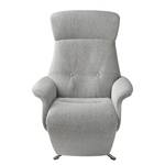 Fauteuil relax Anderson V Tissu Saia: Gris clair - Chrome brillant - Couvert