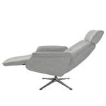 Fauteuil relax Anderson V Tissu Saia: Gris clair - Chrome brillant - Couvert