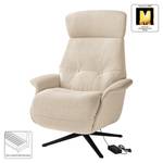 Fauteuil relax Anderson III Tissu Saia: Beige - Noir - Couvert