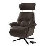 Fauteuil relax Anderson VI Cuir Neto : Marron - Noir - Couvert