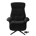 Fauteuil relax Anderson III Tissu Saia: Anthracite - Noir - Couvert
