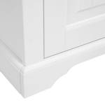 Commode Hilltown Blanc - En partie en bois massif - 138 x 98 x 38 cm