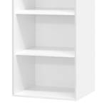 Étagère de bureau Leeton I Blanc - Hauteur : 145 cm