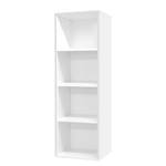 Étagère de bureau Leeton II Blanc - Hauteur : 145 cm